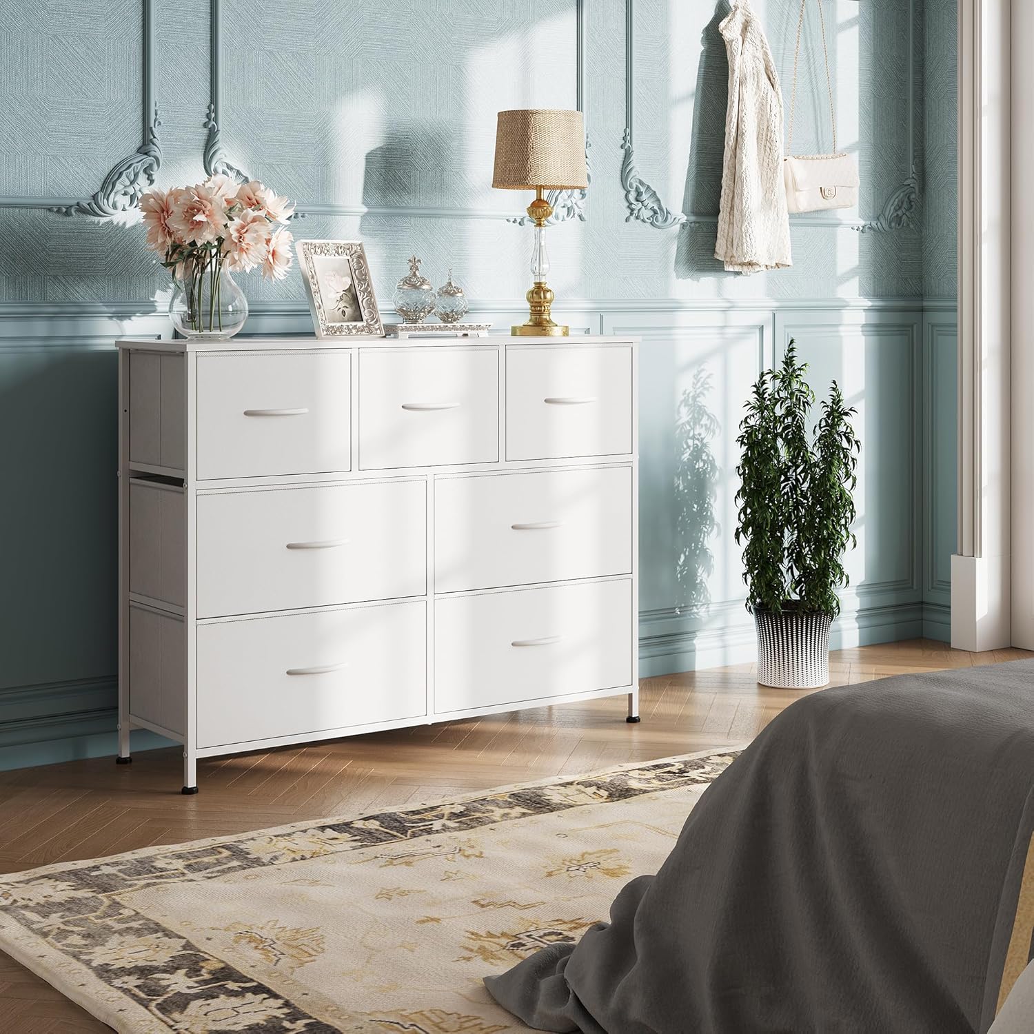 WLIVE 7-Drawer Dresser